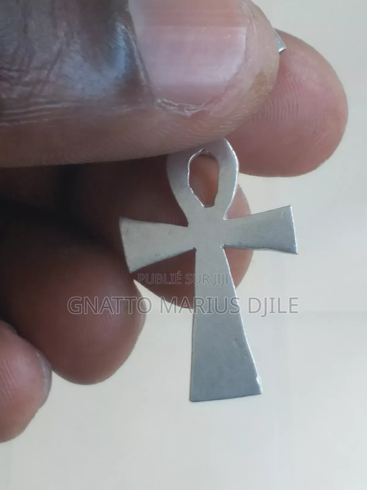 Médaille Croix d'Henk en Argent Blanc