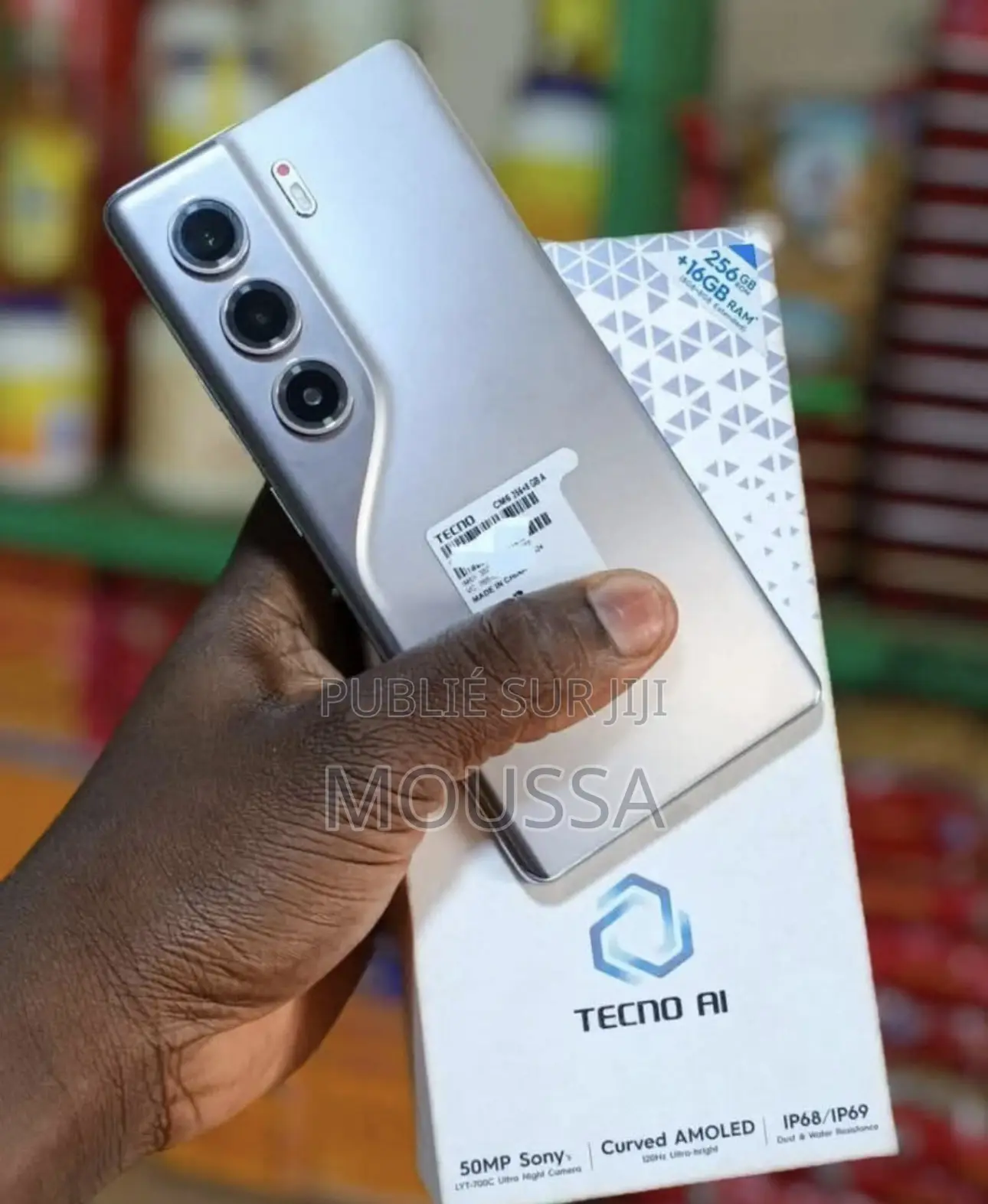Nouveau Tecno Camon 40 Pro 4G 256 GB Gris