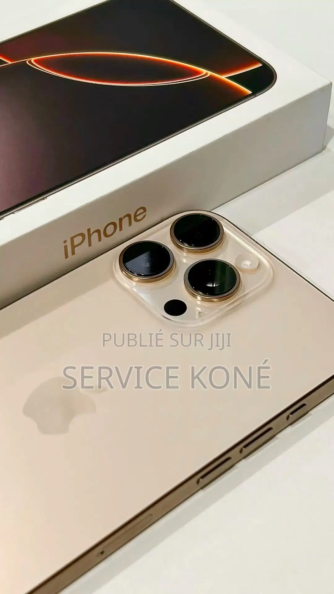 Nouveau Apple iPhone 16 Pro Max 512 GB Doré