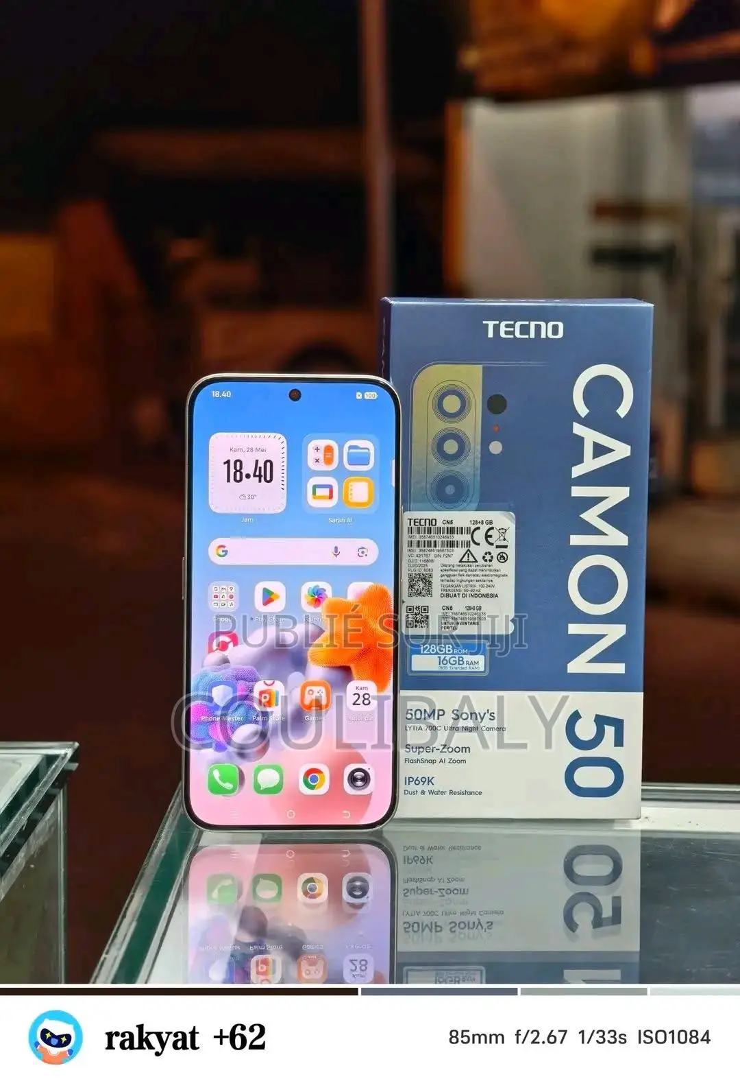 Nouveau Tecno Camon 50 Pro 256 GB Blanc
