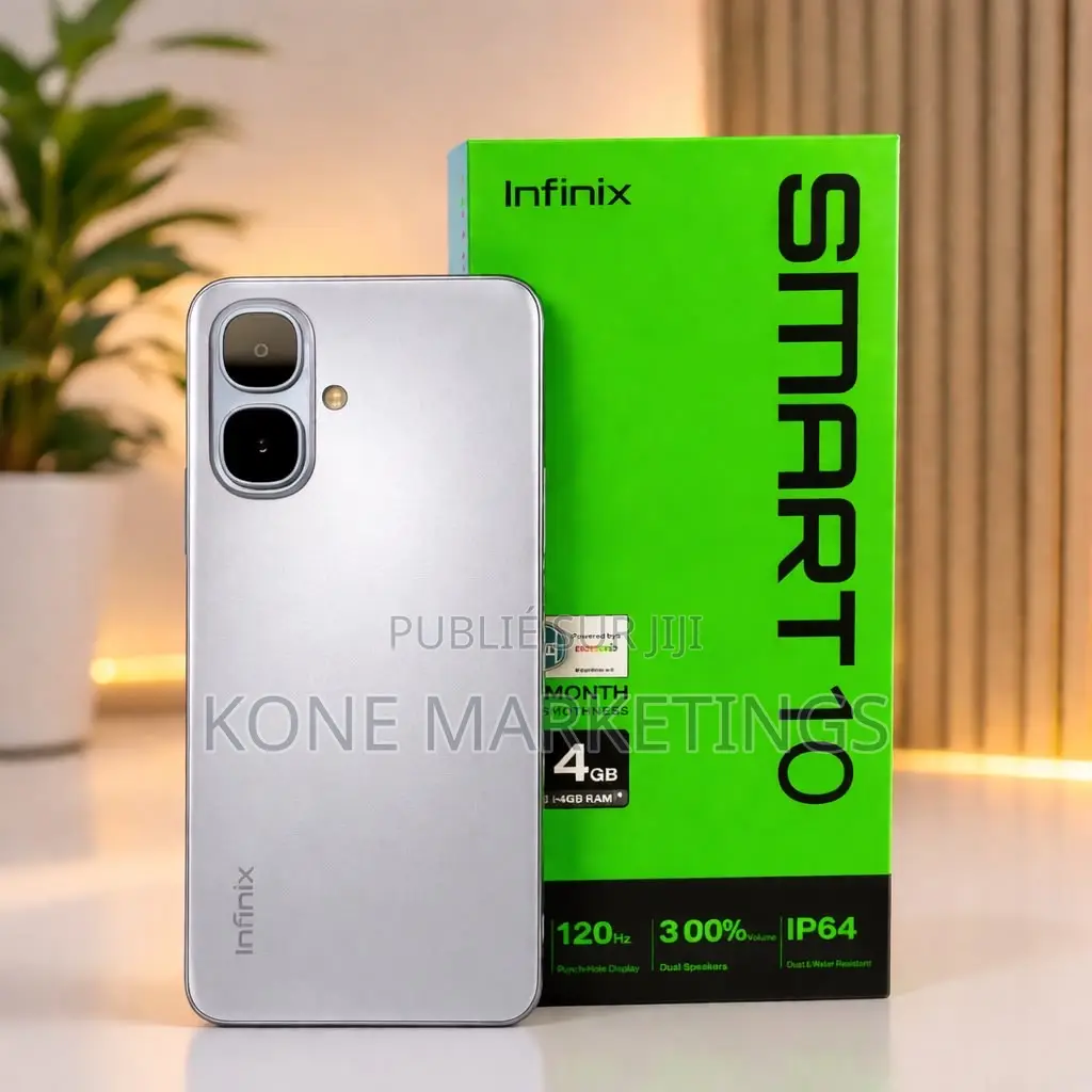 Nouveau Infinix Smart 10 64 GB Blanc