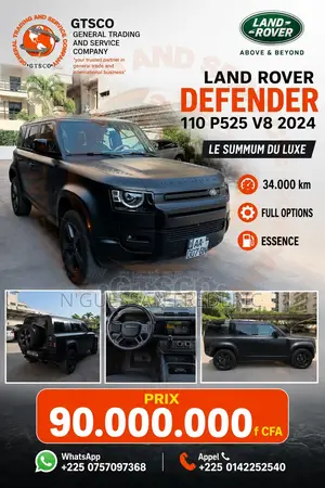 Land Rover Defender V8 2024 Noir