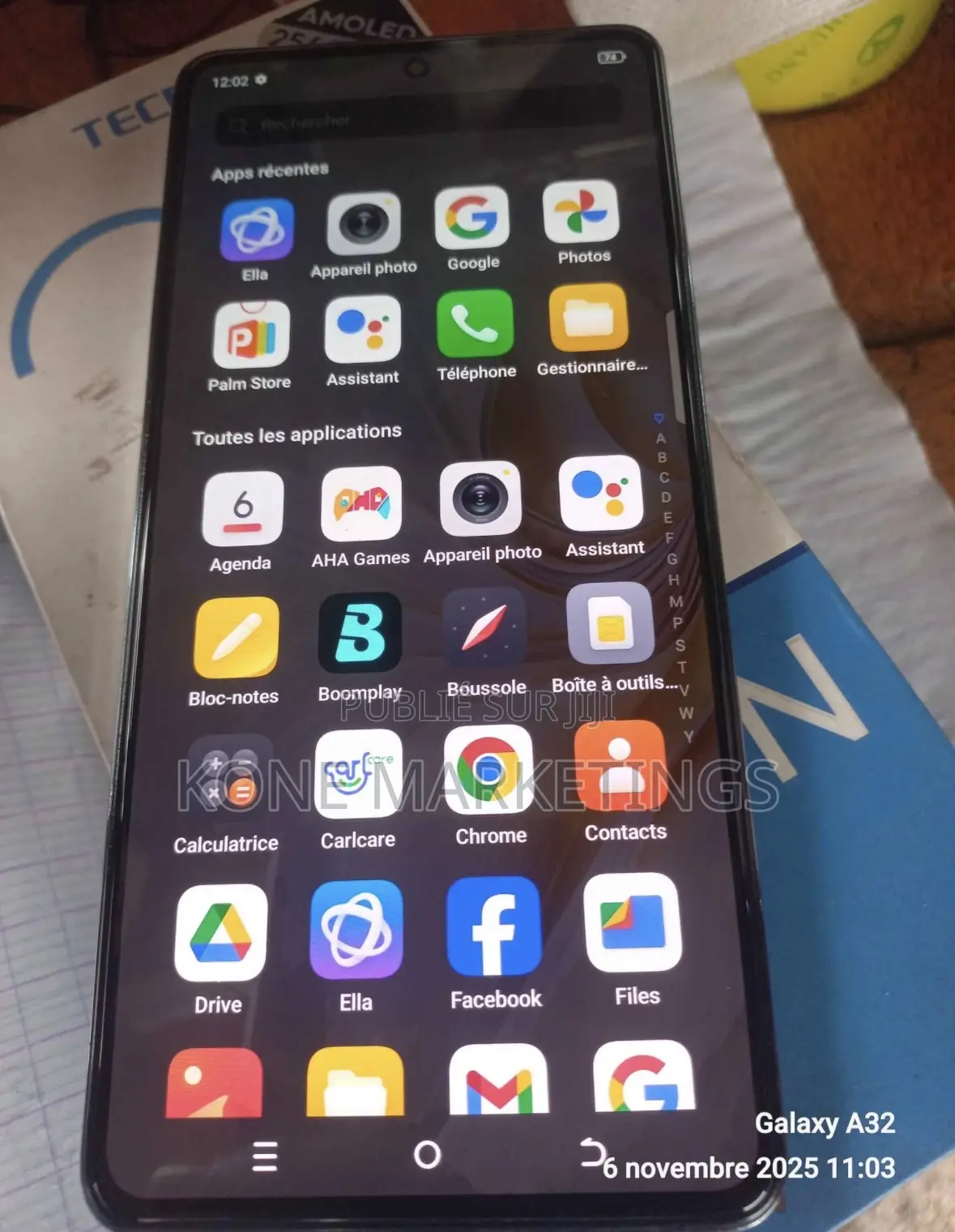 Nouveau Tecno Camon 20 128 GB Autre