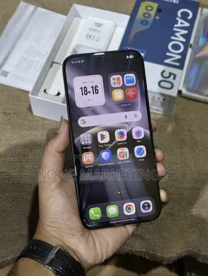 Nouveau Tecno Camon 50 256 GB Noir