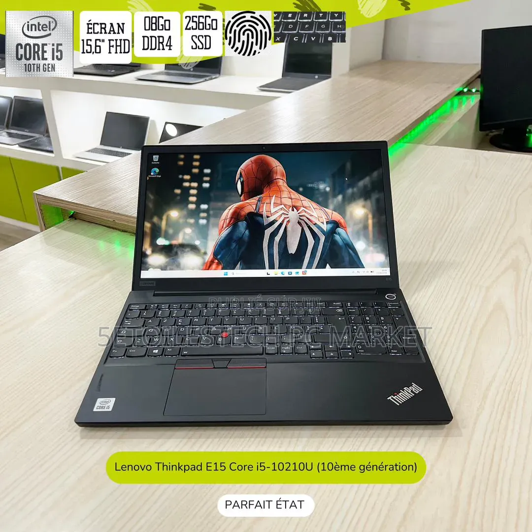 Nouveau Lenovo ThinkPad E15 8GB Intel Core i5 SSD 256GB