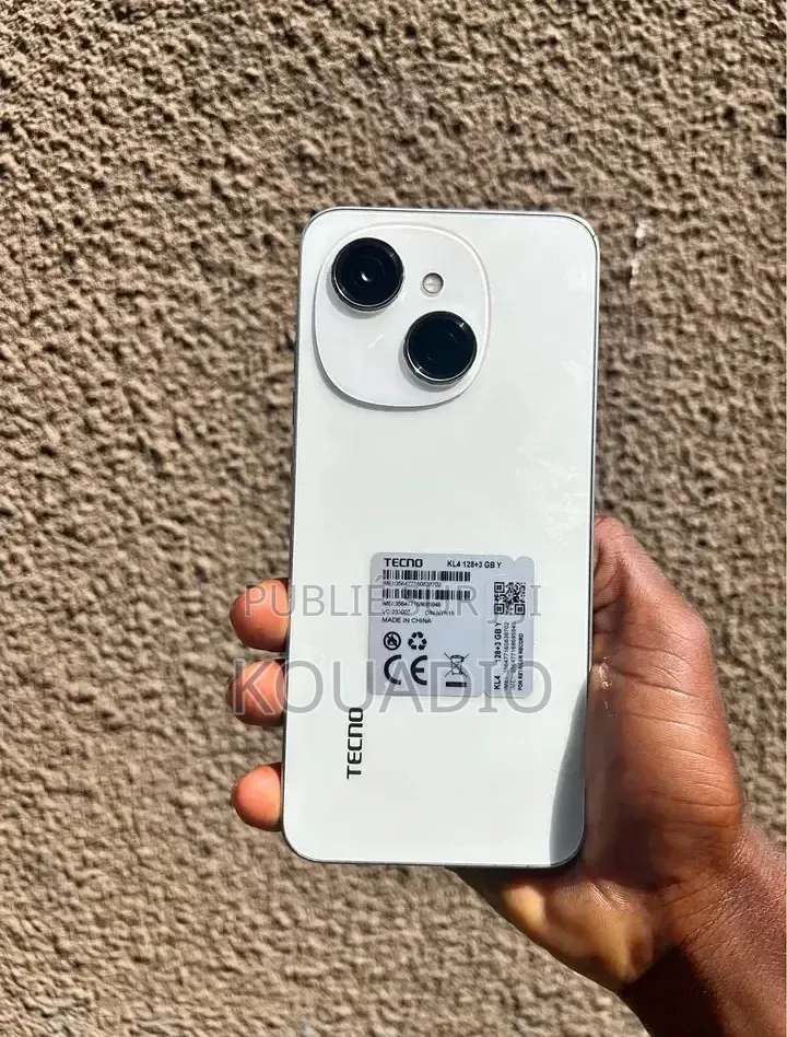 Nouveau Tecno Pop 10 128 GB Blanc