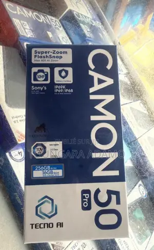 Nouveau Tecno Camon 50 256 GB Bleu