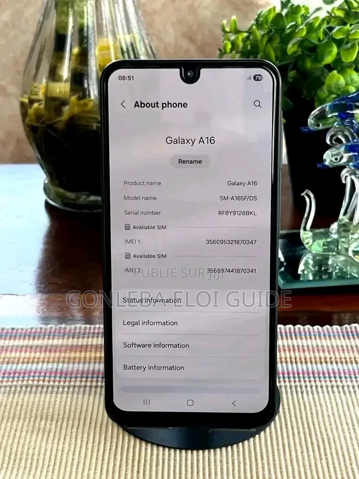 Nouveau Samsung Galaxy A16 128 GB Noir