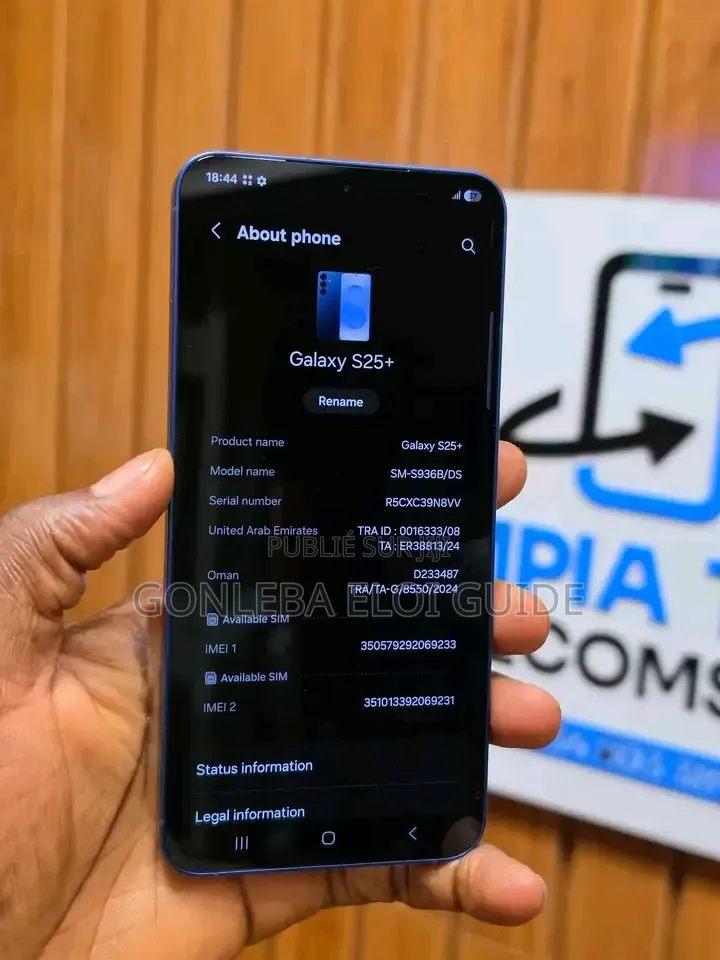 Nouveau Samsung Galaxy S25+ 256 GB Noir