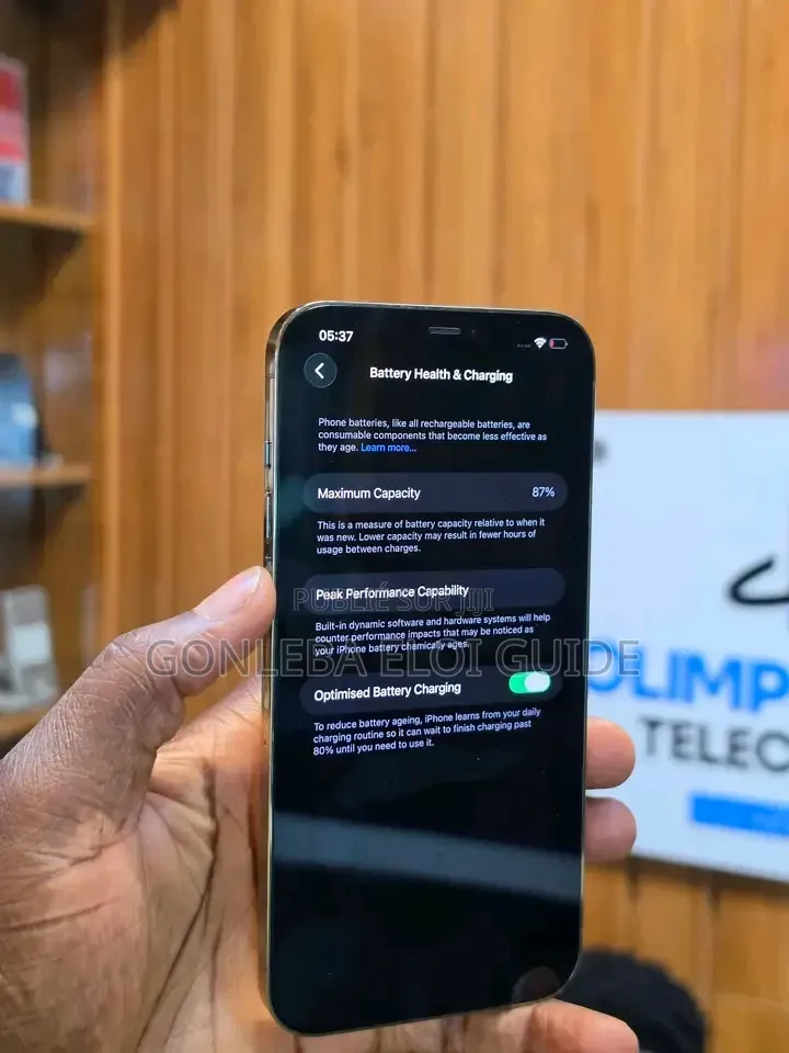Nouveau Apple iPhone 12 Pro Max 256 GB Blanc