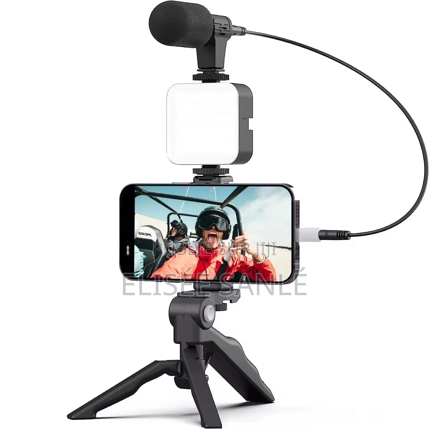 Kit d'Éclairage Vidéo Avec Microphone