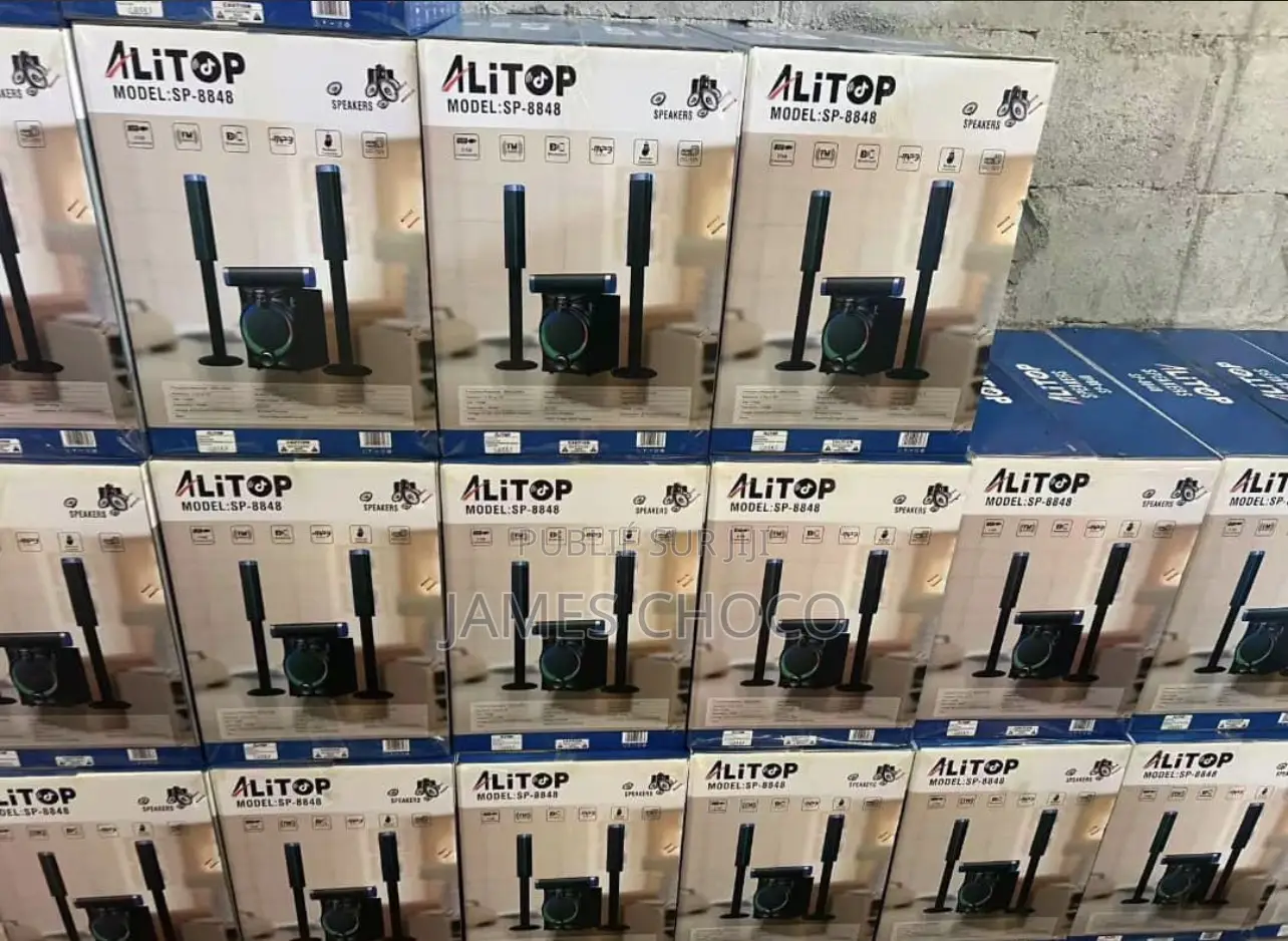 Alitop Woofer Home Cinéma Enceinte Bluetooth Portable Haut Parleur