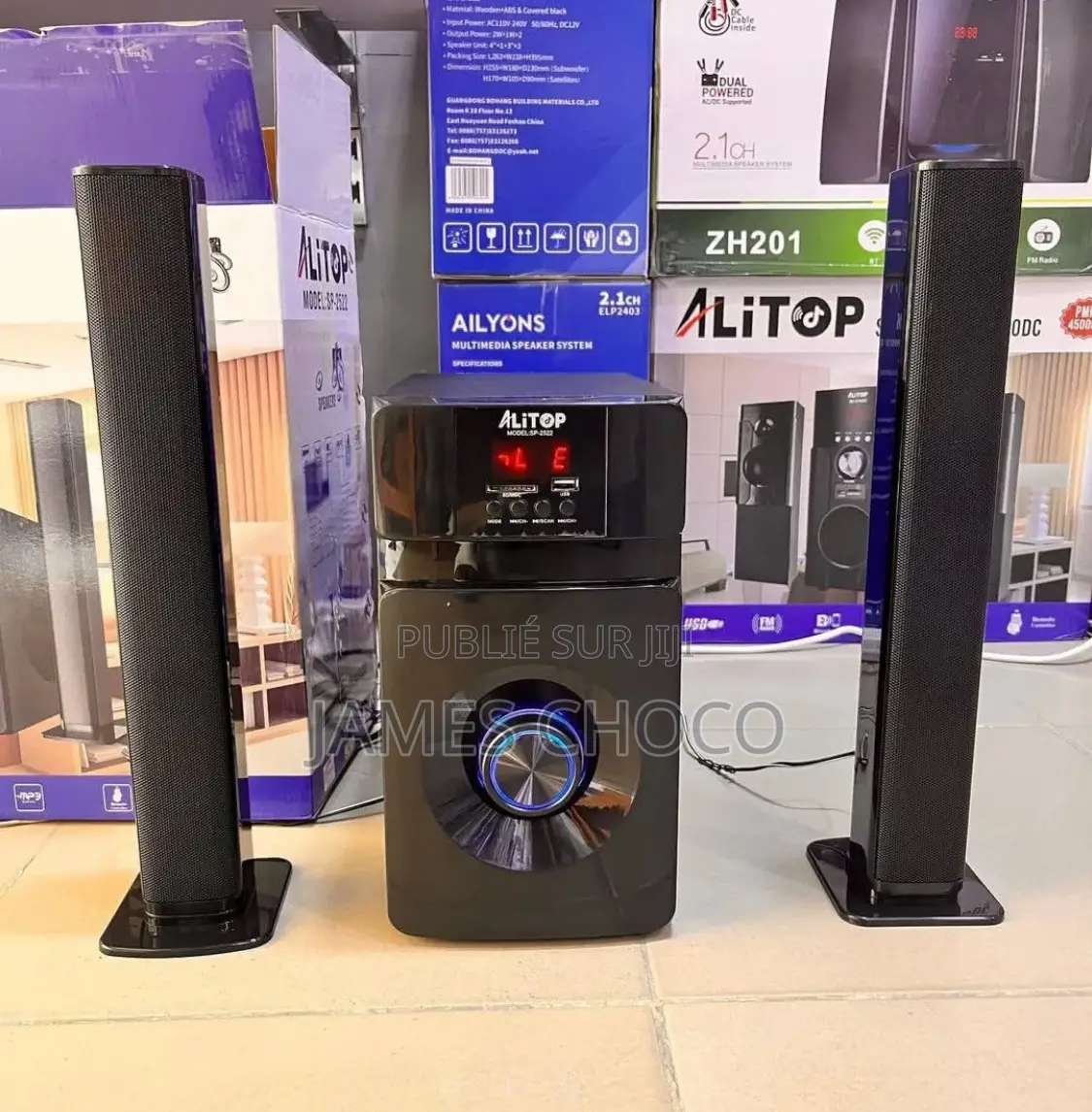 Alitop Woofer Sp-2522 Home Cinéma - Chaîne Hi-Fi