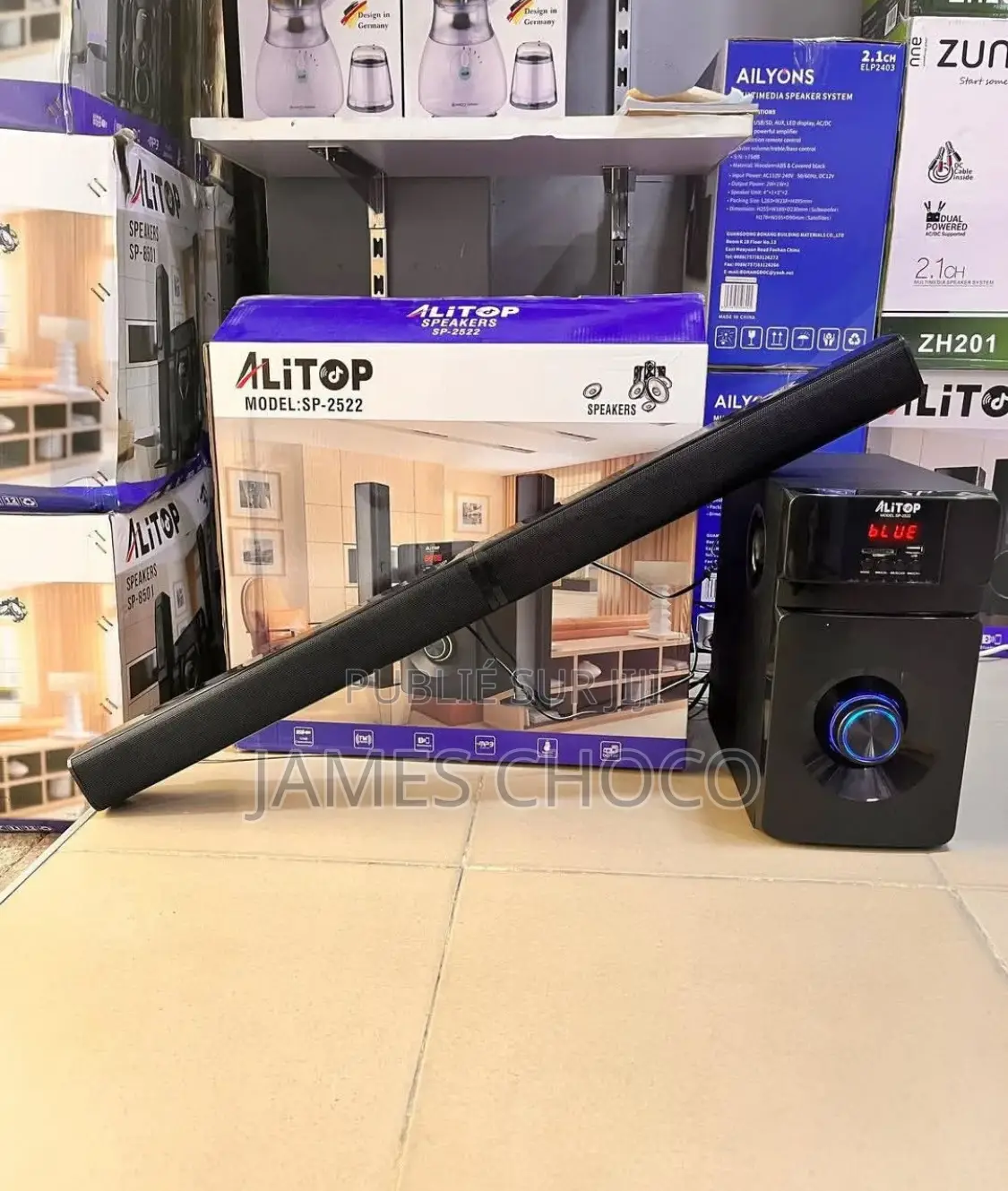 Alitop Woofer Sp-2522 Home Cinéma - Chaîne Hi-Fi