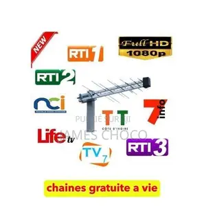 Antenne TNT Pour Tv Avec Décodeur Intégré