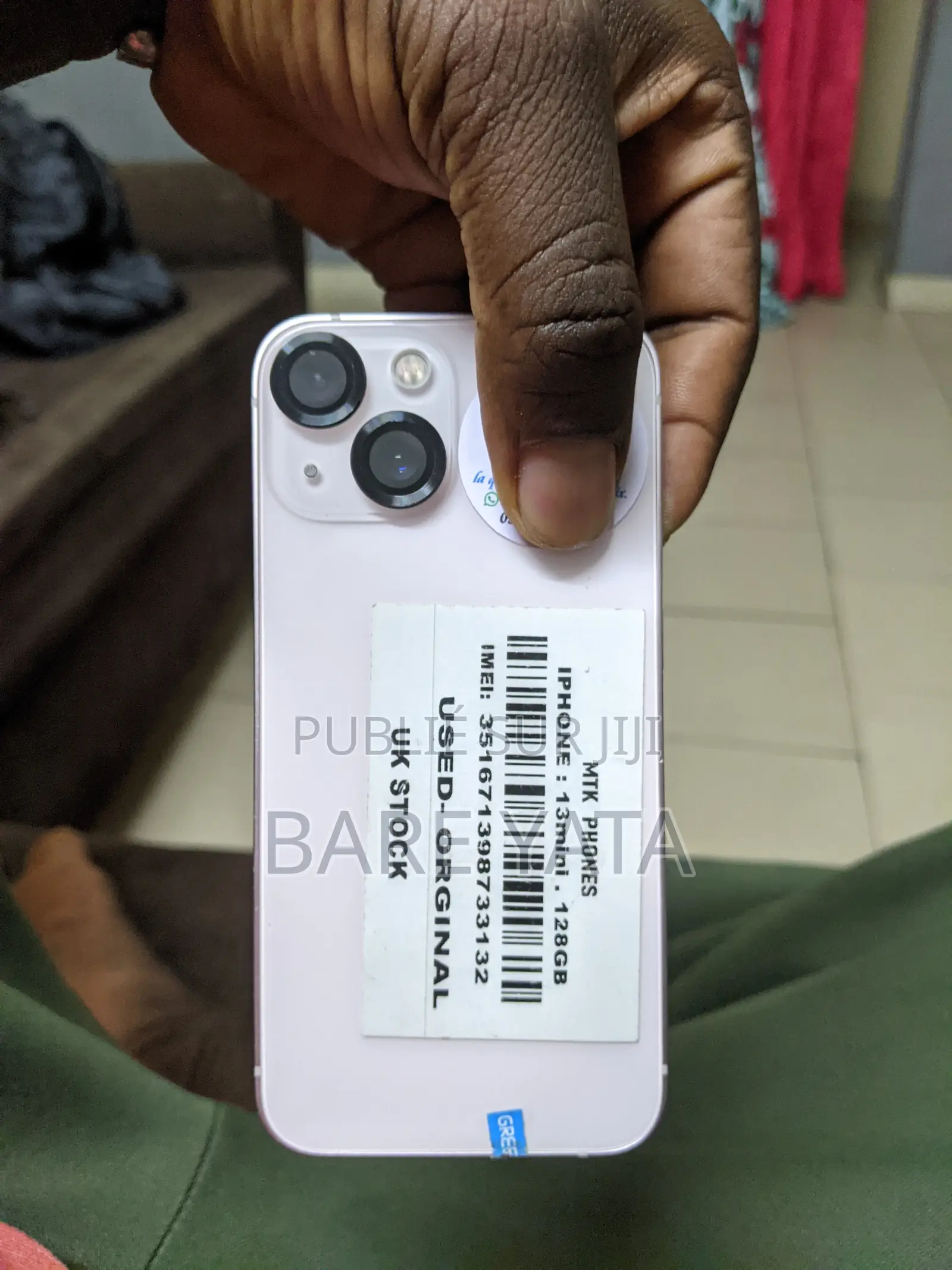 Apple iPhone 13 Mini 128 GB Or rose
