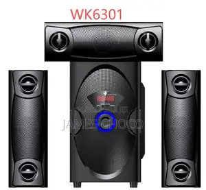 Alitop Woofer Home Cinéma - Chaîne Hi-Fi - Noir