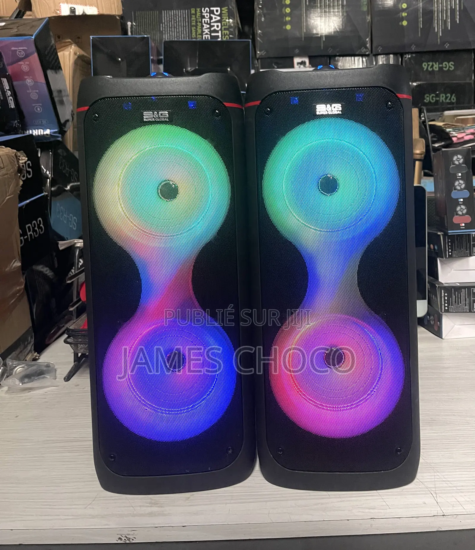 Baffle Haut Parleur Enceinte Bluetooth Rechargeable