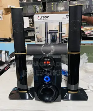 Alitop Woofer Sp-6523 Home Cinéma – Chaîne Hi-Fi – Noir