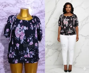 Tunique Fleurie Pour Femme. Solde : 1500fcfa