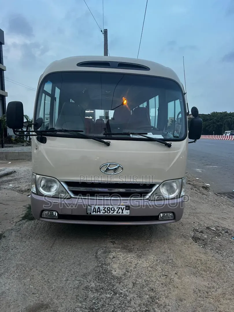 Hyundai County 2019 Blanc