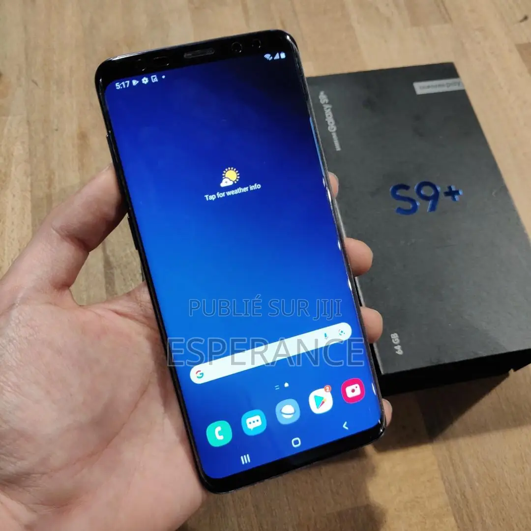 New Samsung Galaxy S9 Plus 256 GB Noir