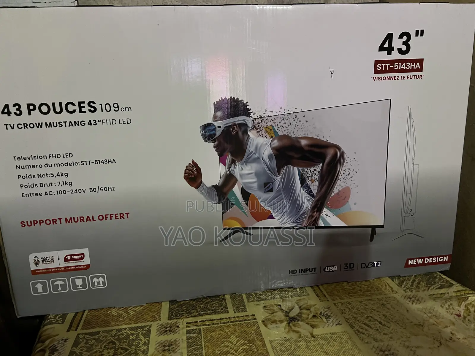 Télé Smart 43 Pouce