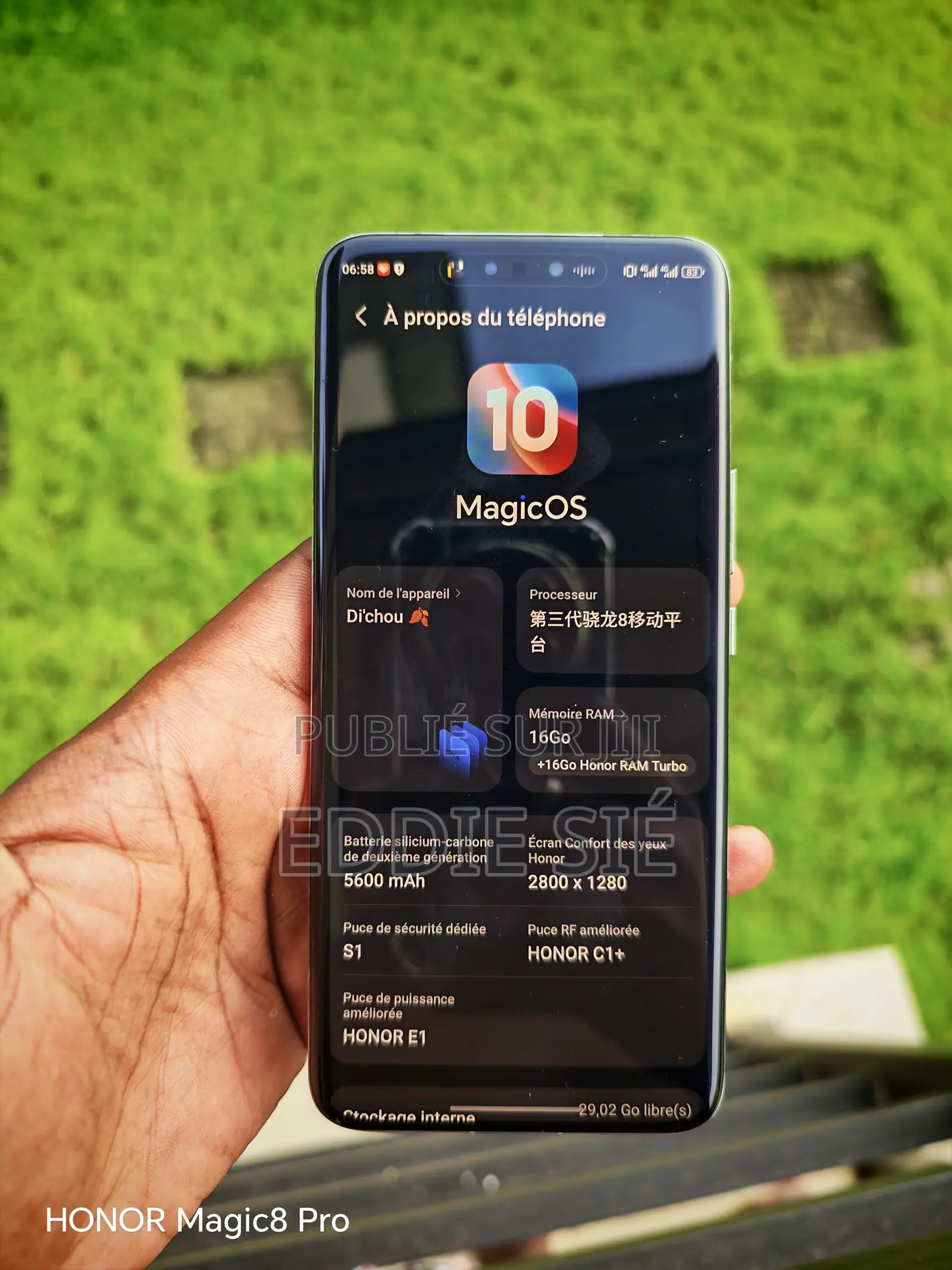 Honor Magic6 Pro 512 GB Blanc