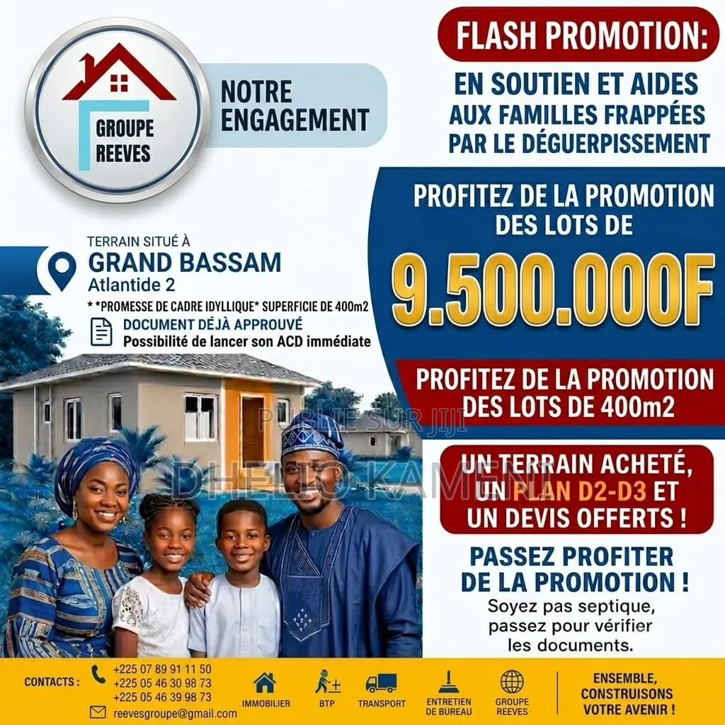 Opportunités Foncier À Grand Bassam Atlantide2