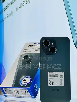 Nouveau Tecno Pop 10 Pro 128 GB Noir
