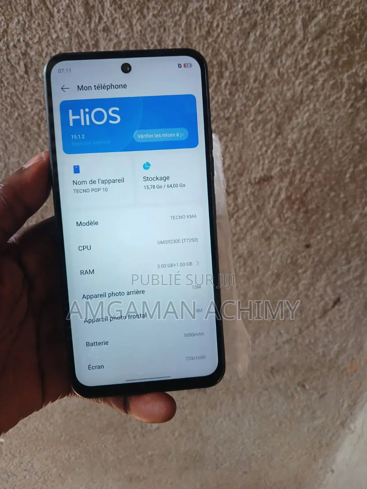 Nouveau Tecno Pop 10 128 GB Gris