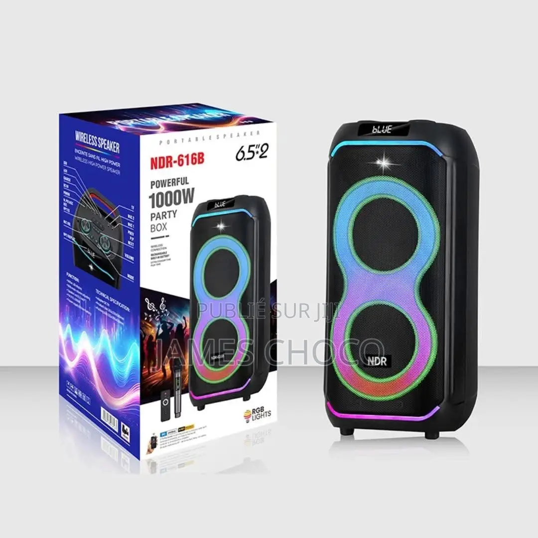 Promo Baffle Amplifier Bluetooth + 1 Microphone Noir