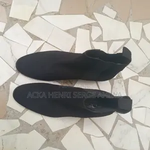 Bottines Noires Daim Homme Cesare Paciotti