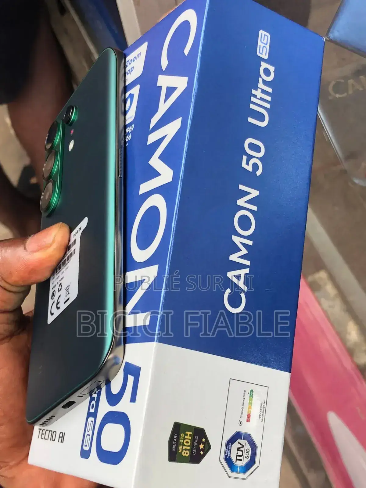 Nouveau Tecno Camon 50 Pro 256 GB Argenté