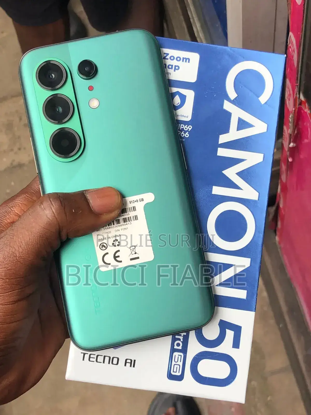 Nouveau Tecno Camon 50 Pro 256 GB Argenté