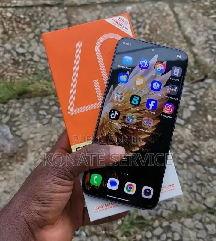 Nouveau Tecno Spark 40 Pro+ 256 GB Gris