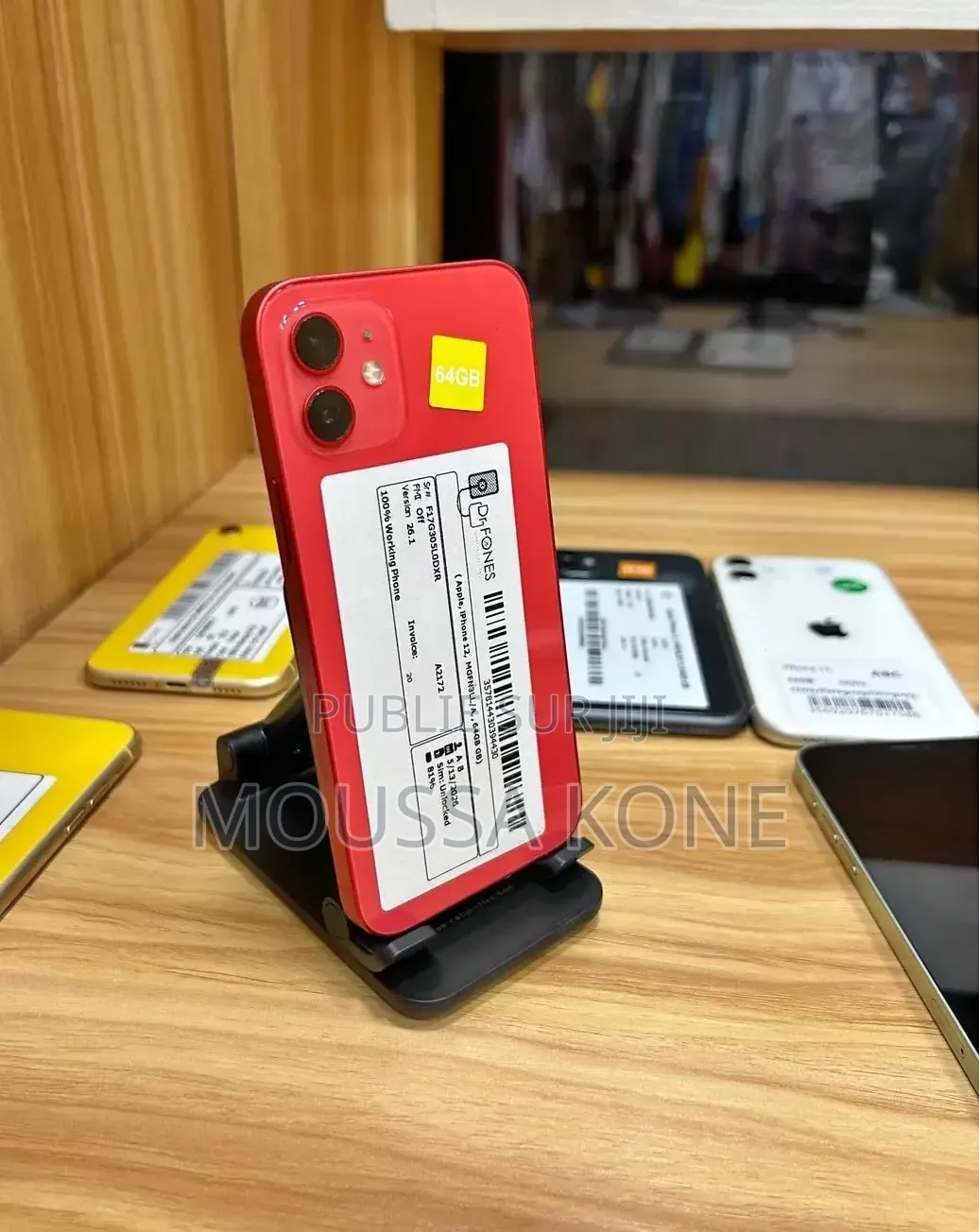 Nouveau Apple iPhone 12 64 GB Rouge
