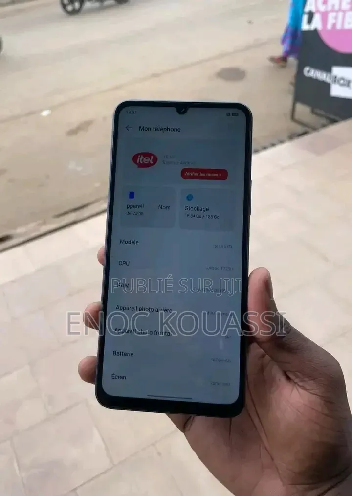 Nouveau Itel City 200 128 GB Bleu