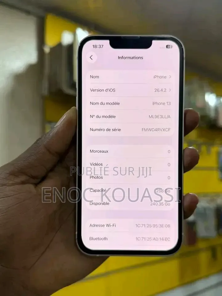 Nouveau Apple iPhone 13 256 GB Gris