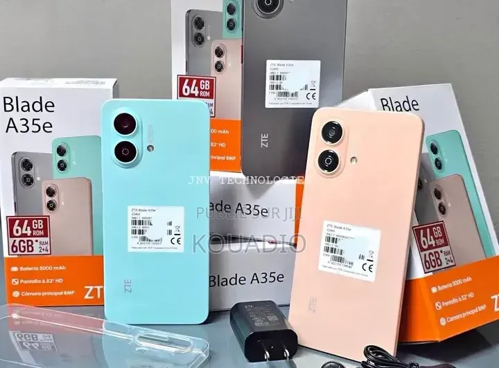 Nouveau ZTE Blade A35 64 GB Bleu