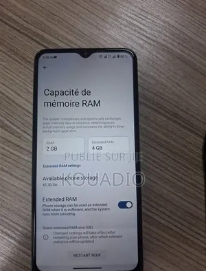 Nouveau ZTE Blade A35 64 GB Bleu