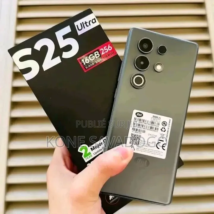 Nouveau Itel S25 Ultra 256 GB Noir