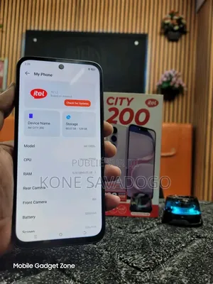 Nouveau Itel City 200 128 GB Noir