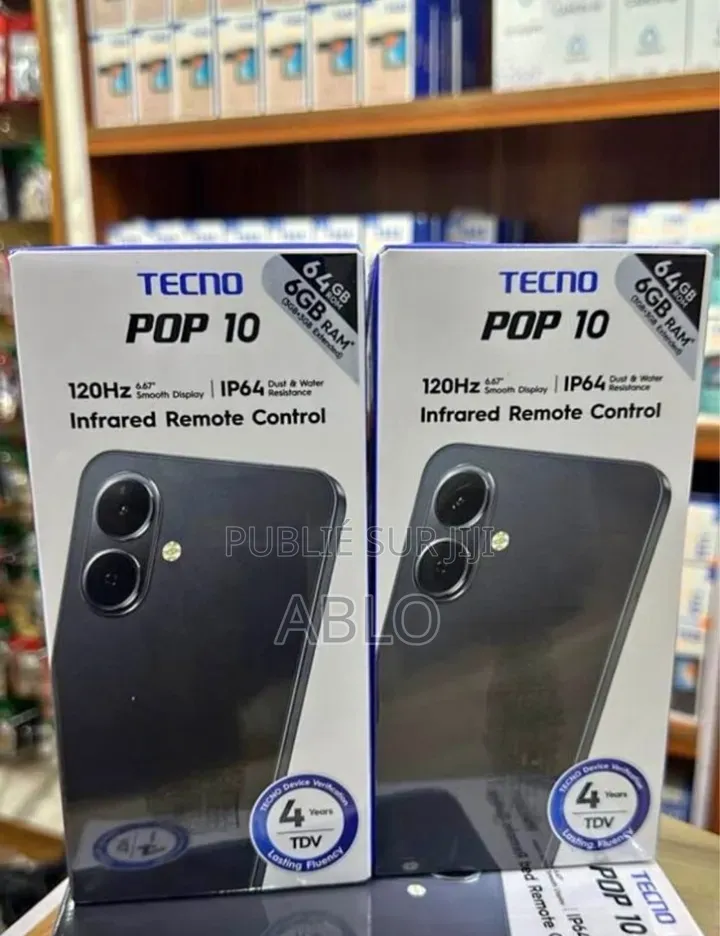 Nouveau Tecno Pop 10 128 GB Bleu