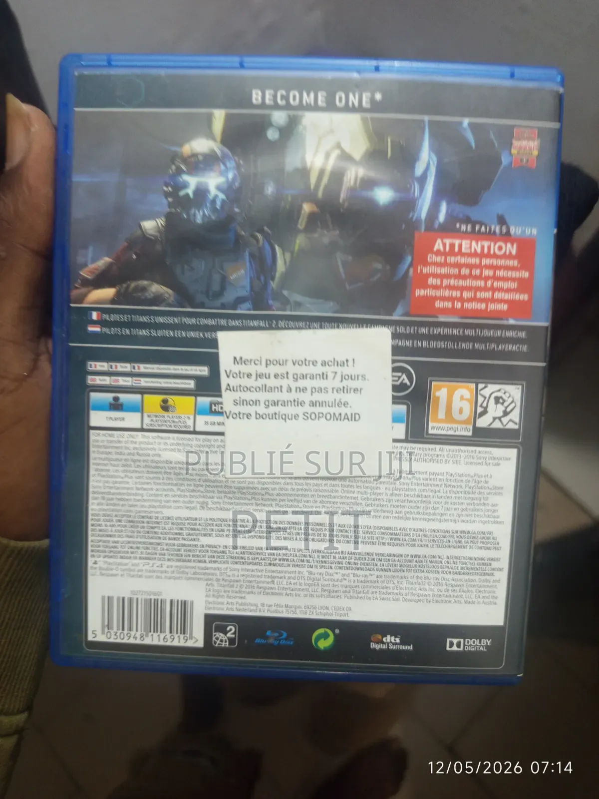 Cd Ps4 Titanfal2