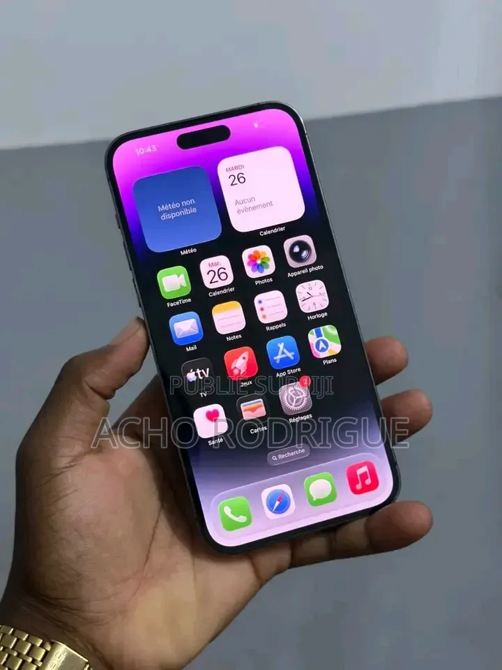 Nouveau Apple iPhone 14 Pro Max 256 GB Noir