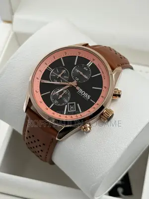 Montre Hugo Boss en Cuir Originale