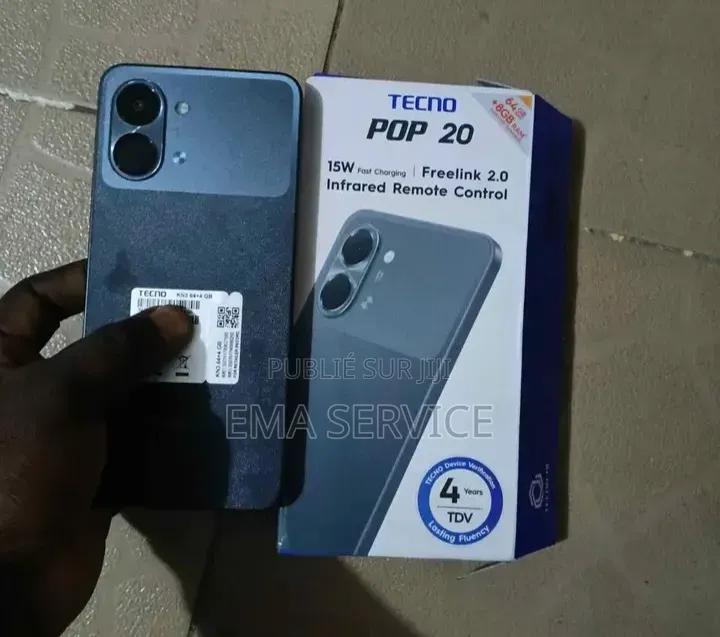 Nouveau Tecno Pop 20 128 GB Gris