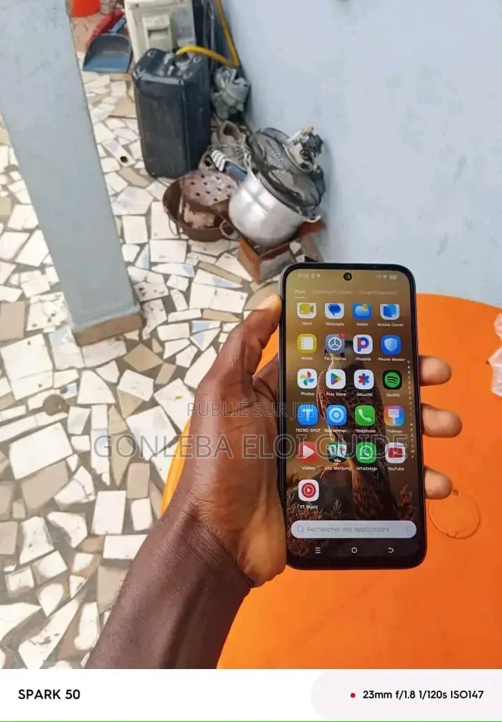 Nouveau Tecno Spark 50 128 GB Noir