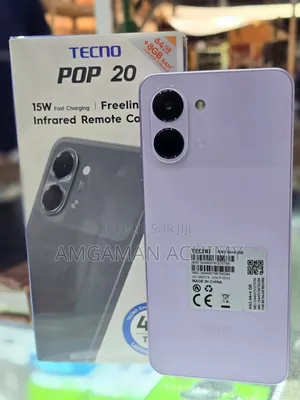 Nouveau Tecno Pop 20 128 GB Noir
